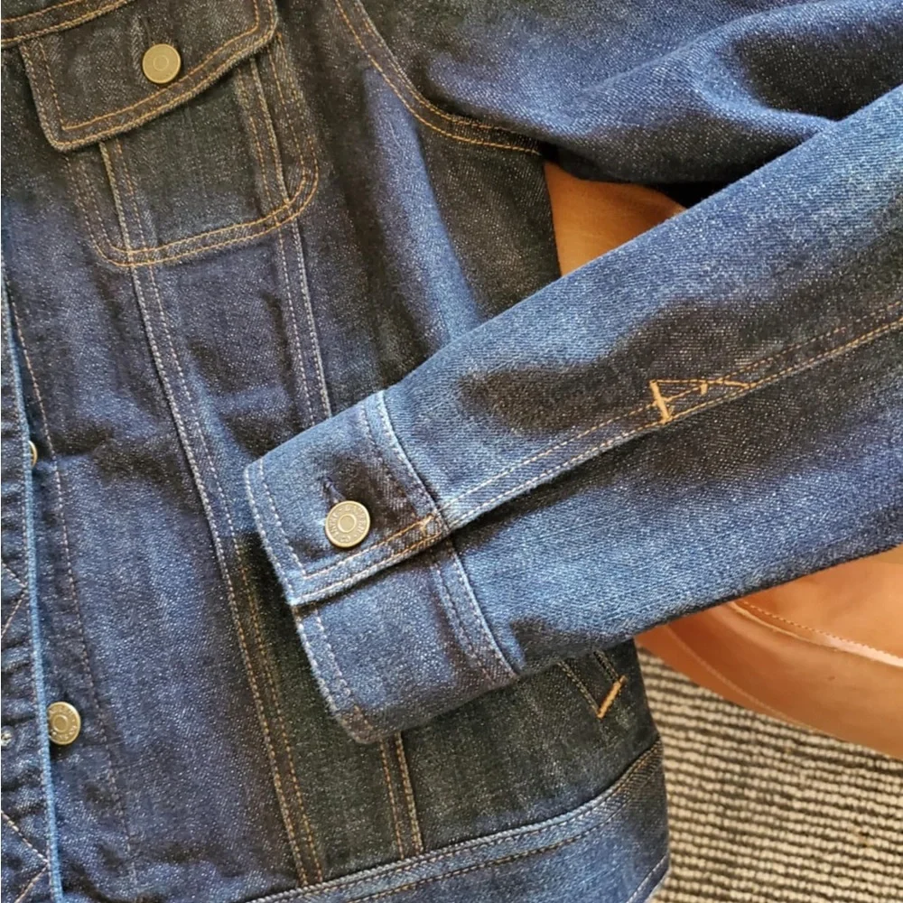 Lauren Ralph Lauren Trucker Jean Jacket Size L Lauren Jeans Co. Denim - Picture 2 of 9